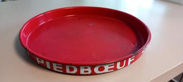 Ancien plateau émaillé Piedboeuf Extra Pils, Enlèvement ou Envoi, Utilisé
