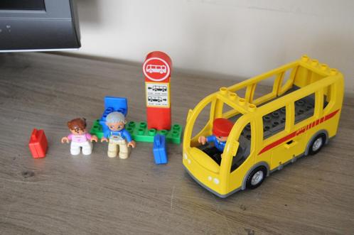 lego duplo 5636 gele bus compleet, Kinderen en Baby's, Speelgoed | Duplo en Lego, Gebruikt, Duplo, Complete set, Ophalen of Verzenden