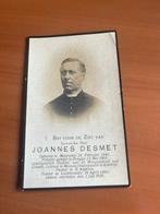 Pastoor J.Desmet: Moorsele 1846 + Lichtervelde 1920, Verzamelen, Rouwkaart, Verzenden