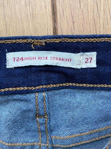 Jeans Levi's Modèle 724 Taille 27 x 28 Bleu foncé beschikbaar voor biedingen