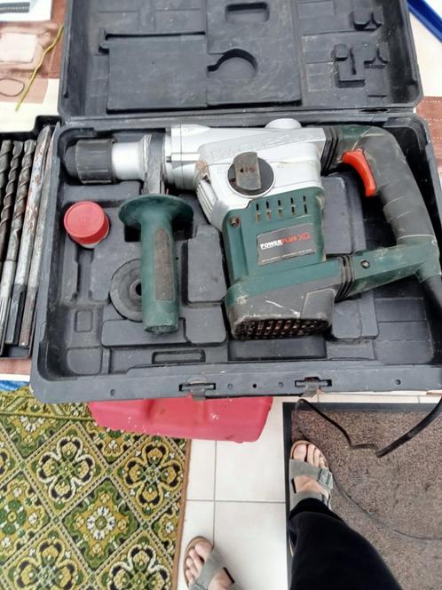 boorhamer Powerplus XQ, Doe-het-zelf en Bouw, Gereedschap | Boormachines, Gebruikt, Boor- en/of Breekhamer, 600 watt of meer, Klopboormechanisme