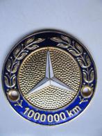 19 Mercedes Benz 1000000 km badge 1.000.000 embleem, Utilisé, Enlèvement ou Envoi, Voitures