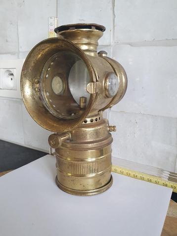 Vitaphare antique - lampe au carbure pour vélo, calèche ou m