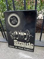 Torpedo fietsen oud reclamebord 1937, Verzamelen, Ophalen of Verzenden, Gebruikt, Reclamebord