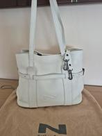 NATHAN wit LEDER handtas