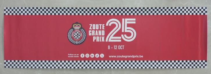 grote raamsticker 2025 Zoute Grand Prix Knokke-Heist, NIEUW, Verzamelen, Automerken, Motoren en Formule 1, Nieuw, Auto's, Ophalen of Verzenden