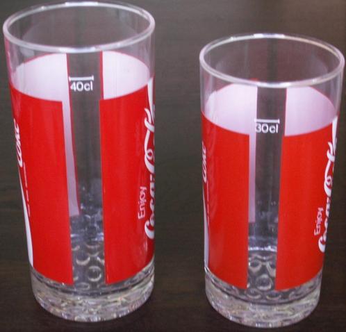 Verre rouge Coca-Cola de 30 cl et 40 cl avec Enjoy Coca-Cola, Collections, Verres & Petits Verres, Neuf, Enlèvement ou Envoi