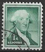 USA 1954 - Yvert 587 - George Washington (ST), Verzenden, Gestempeld