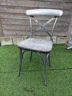 Vintage industriele stoelen, Ophalen, Zo goed als nieuw, Grijs, Vijf, Zes of meer stoelen