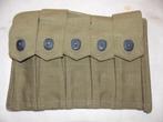 WWII US Thompson mag pouch, Verzamelen, Ophalen of Verzenden, Landmacht, Overige typen