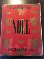 Art Belge - Noël - Décembre 1937, Antiquités & Art, Antiquités | Livres & Manuscrits, Enlèvement ou Envoi