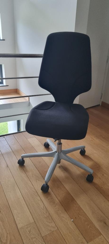 Bureaustoel Giroflex 64, Maison & Meubles, Chaises de bureau, Utilisé, Chaise de bureau, Noir, Ergonomique, Enlèvement