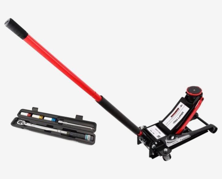 Professionele 4 ton auto krik dubbele pomp, Auto diversen, Krikken, Nieuw, Garagekrik, Ophalen of Verzenden