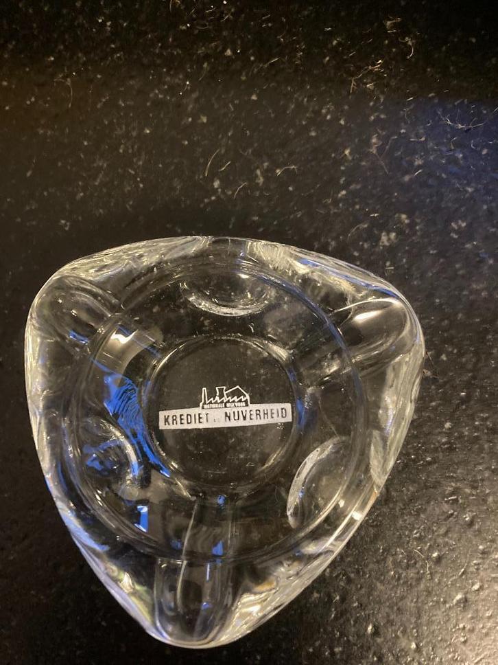 GLAZEN RETRO ASBAK, Verzamelen, Retro, Ophalen of Verzenden