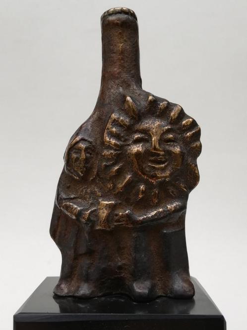 Willy Ceysens - mooi beeld - brons - brouwerij Martens 1995, Antiek en Kunst, Kunst | Designobjecten, Ophalen of Verzenden