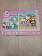 Puzzel hello kitty 12 tot 25 stuks, Ophalen, Zo goed als nieuw