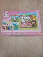 Puzzel hello kitty 12 tot 25 stuks, Comme neuf, Enlèvement