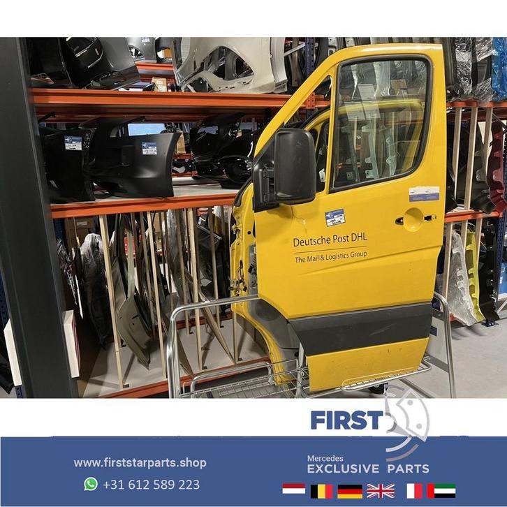 W906 SPRINTER DEUR LINKS VOOR COMPLEET PORTIER LINKSVOOR Mer, Auto-onderdelen, Carrosserie, Deur, Mercedes-Benz, Voor, Links, Gebruikt