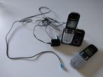 DECT telefoon Panasonic, 2 handsets, Ophalen, Zo goed als nieuw, 2 handsets