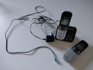 DECT telefoon Panasonic, 2 handsets beschikbaar voor biedingen