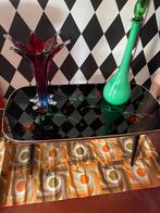Vintage sallontafel, Ophalen, Gebruikt, Glas