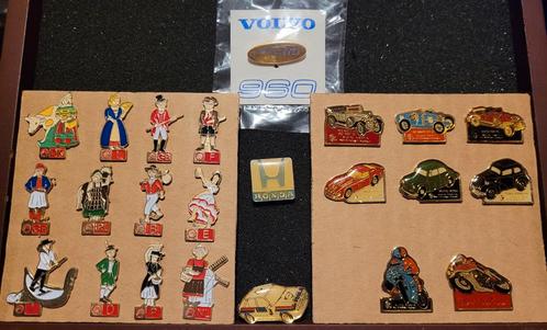 Belle collection de pin's sur l'histoire de l'automobile, Collections, Broches, Pins & Badges, Comme neuf, Insigne ou Pin's, Transport