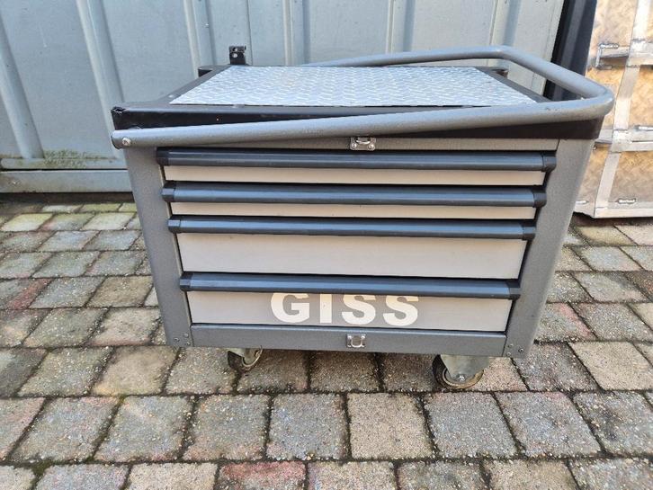 Gereedschapswagen laag model 4 laden, Doe-het-zelf en Bouw, Gereedschapskisten, Zo goed als nieuw, Ophalen