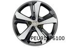 Peugeot 308 velg alu. 7.5J x 17" ("Rubis") (anthra glossy) O, Auto-onderdelen, Banden en Velgen, Nieuw, 17 inch, Ophalen of Verzenden