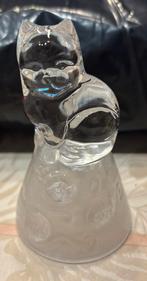 Mooie christallen beeld,poes’. 10/6 cm., Ophalen of Verzenden, Zo goed als nieuw, Dier