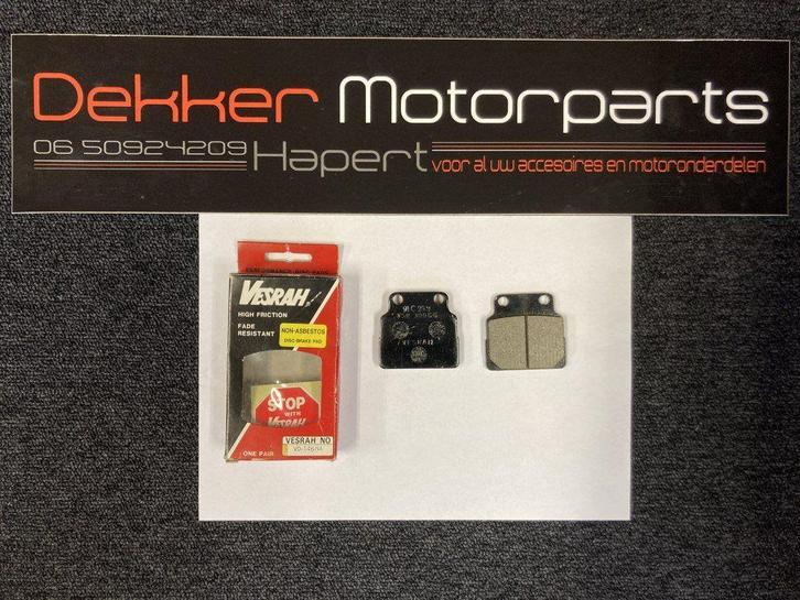 Vesrah remblokken voorzijde VD-146 Honda CB450N bj 1985, Motos, Pièces | Honda, Neuf, Enlèvement ou Envoi