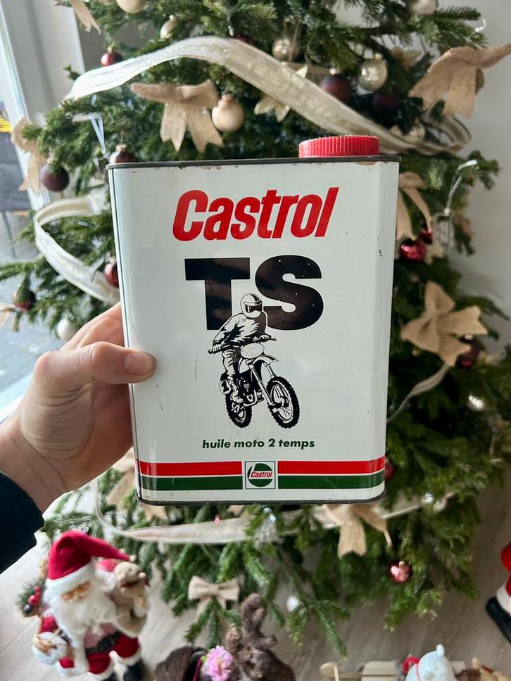 Castrol TS vintage olieblik olieblik oliekan, Verzamelen, Merken en Reclamevoorwerpen, Zo goed als nieuw, Ophalen of Verzenden