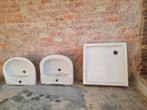 lavabo's + douchebak, Huis en Inrichting, Badkamer | Badkamermeubels, Ophalen, Gebruikt