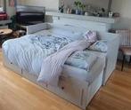 Bed ikea hemness 80 op 200, Grijs, Gebruikt, Eenpersoons, Hout