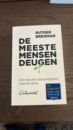 Boek “de meeste mensen deugen” Rutger Bergman, Ophalen, Zo goed als nieuw
