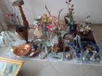 Plus de 35 pieces garniture, lampe et autres, Ophalen, Glas