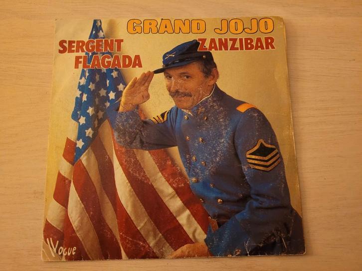 disque vinyl 45 tours Grand Jojo ‎– Sergent Flagada, Cd's en Dvd's, Vinyl | Pop, Zo goed als nieuw, 1980 tot 2000, Ophalen of Verzenden