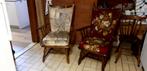 2 stoelen met hoge leuning en armsteunen, Antiek en Kunst, Ophalen