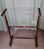 Porte-serviettes ancien - étendoir à linge - Art Déco, Maison & Meubles, Enlèvement ou Envoi, Utilisé, Brun, Porte-serviettes