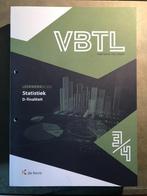 VBTL 3/4 – leerwerkboek statistiek (D-4/5 uur) - NIEUW, Mathématiques A, Enlèvement, Neuf