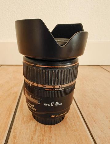 Mooie Canon EF-S 17-85mm f/4-5.6 IS USM lens te koop