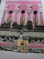 moderne dubbele litho, Antiek en Kunst, Kunst | Litho's en Zeefdrukken, Ophalen