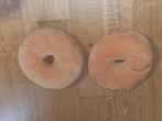2 Roze en bruine donut knuffels, Kinderen en Baby's, Speelgoed | Knuffels en Pluche, Ophalen, Nieuw, Overige typen