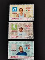 Ajman 1968 - sport - Olympische Spelen Mexico, Postzegels en Munten, Postzegels | Thematische zegels, Ophalen of Verzenden, Gestempeld