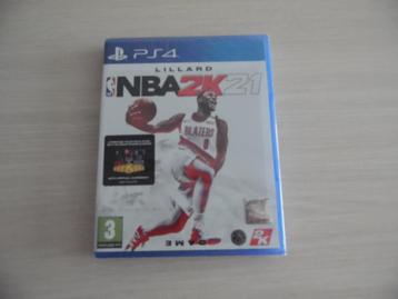 NBA 2K21 PLAYSTATION 4 GLOEDNIEUW IN BLISTERVERPAKKING beschikbaar voor biedingen