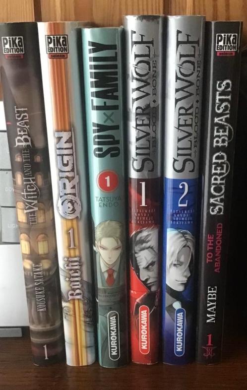 Lots de six mangas(voir photos), Boeken, Strips | Comics, Zo goed als nieuw, Meerdere comics, Ophalen of Verzenden