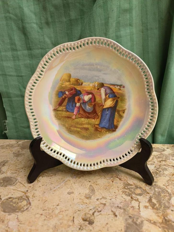 Schumann Bavaria sierbord "Oogsttafereel", Antiek en Kunst, Antiek | Porselein, Ophalen