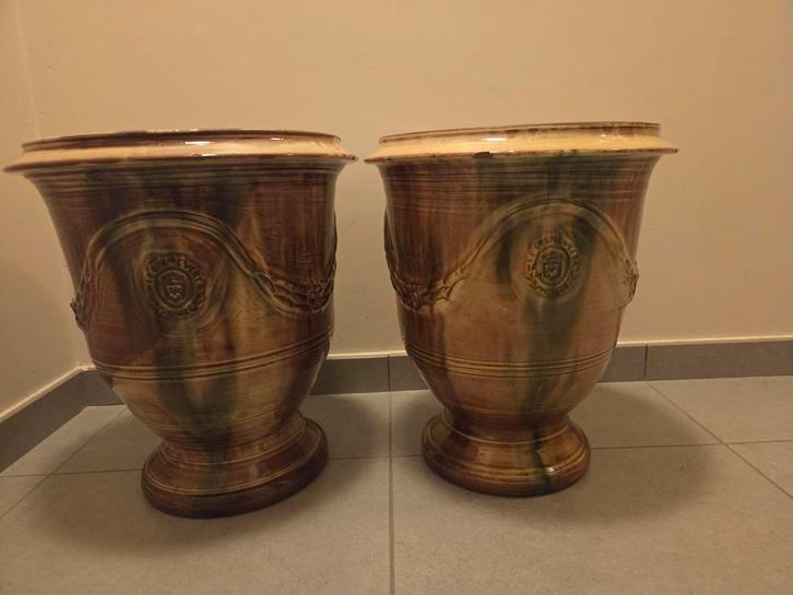 2 Vases d'Anduze, Antiquités & Art, Antiquités | Vases, Enlèvement