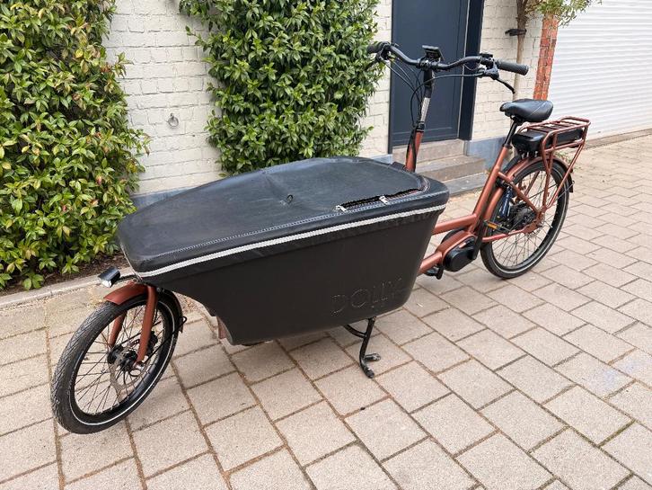 Dolly elektrische bakfiets - 600 Wh - 2022 - goede staat, Vélos & Vélomoteurs, Vélos | Vélos avec bac, Utilisé, Autres marques