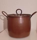 Antieke rode koperen pot, Antiek en Kunst, Ophalen of Verzenden, Koper