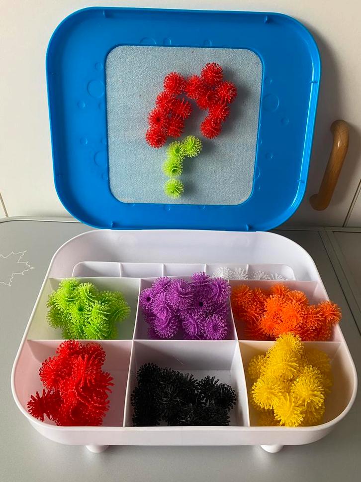 🍄 Bunchems in draagkoffer, Enfants & Bébés, Jouets | Éducatifs & Créatifs, Utilisé, Enlèvement ou Envoi